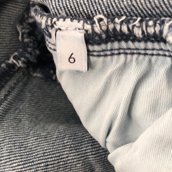 NWT Boyish The Hepburn Medium Wash Zip Front Denim Dress Sz 6 - Picture 10 of 11